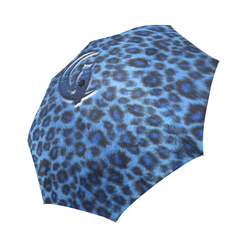 TIGER BLUE SKIN Auto-Foldable Umbrella