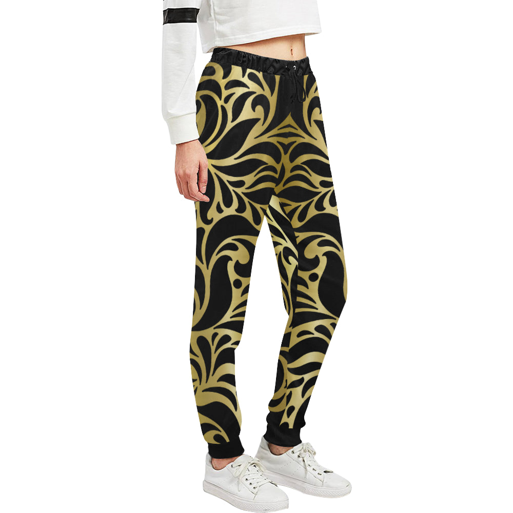 GORGIOUS LEAF GBLCC Women's All Over Print Sweatpants (Model L11)