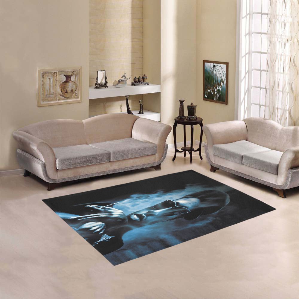 NINO BROWN Area Rug 5'3''x4'