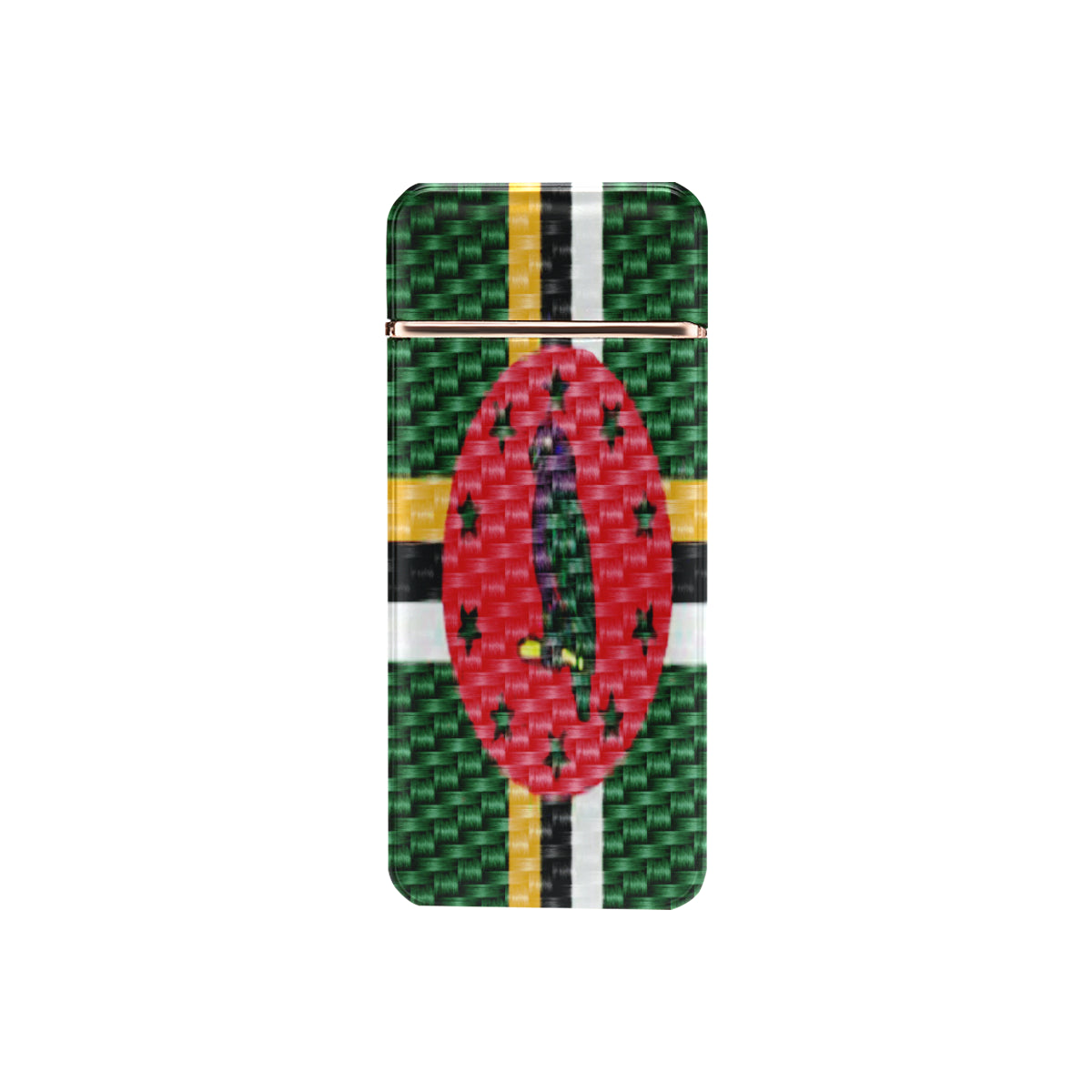 DOMINICA FLAG USB Rechargeable Lighter