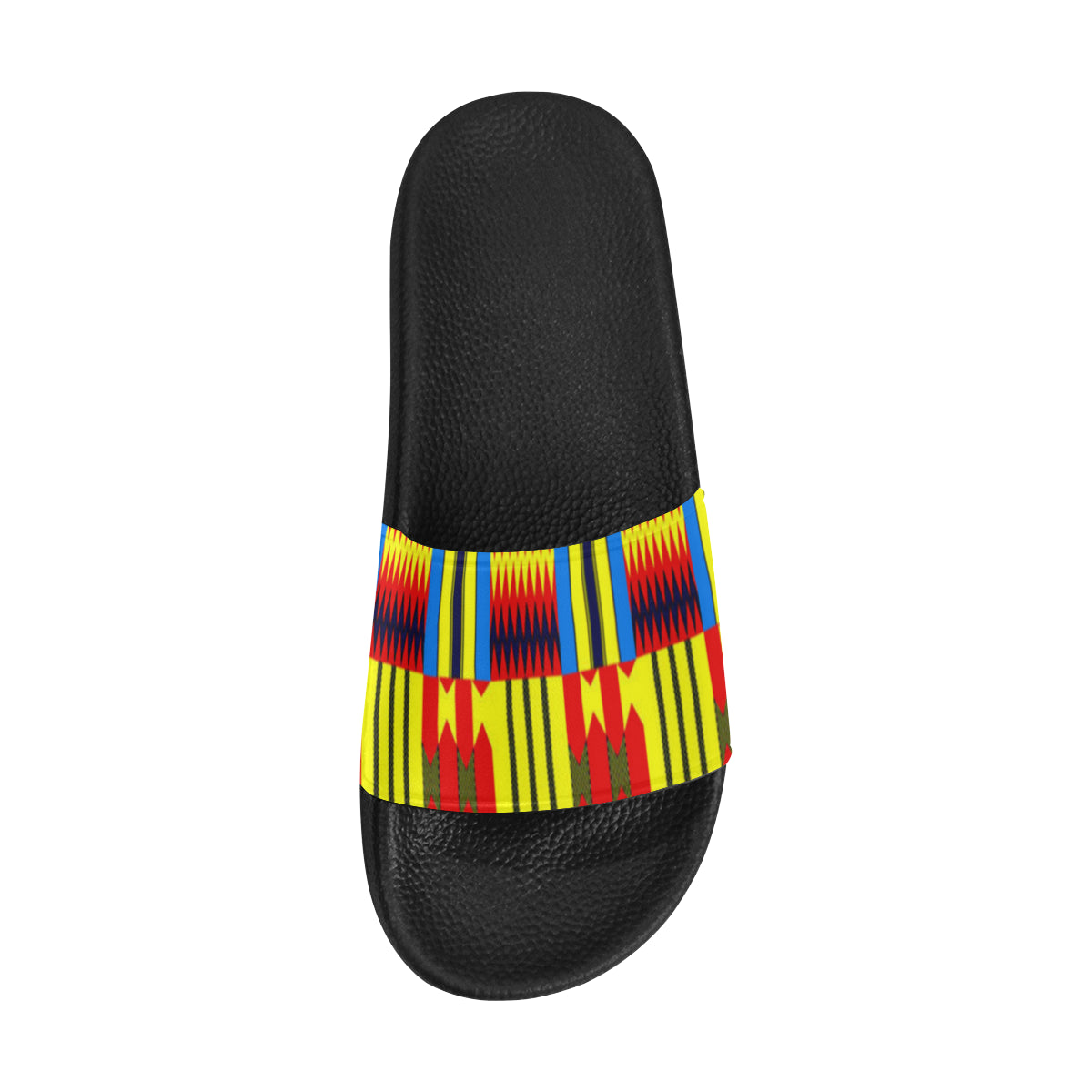 KENTE BLUE Women's Slide Sandals