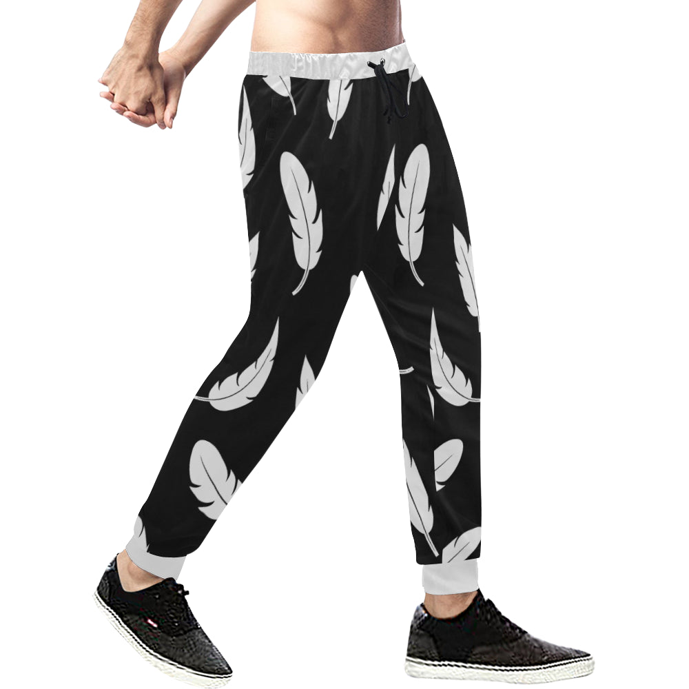 FEATHER BLCC Men's All Over Print Sweatpants