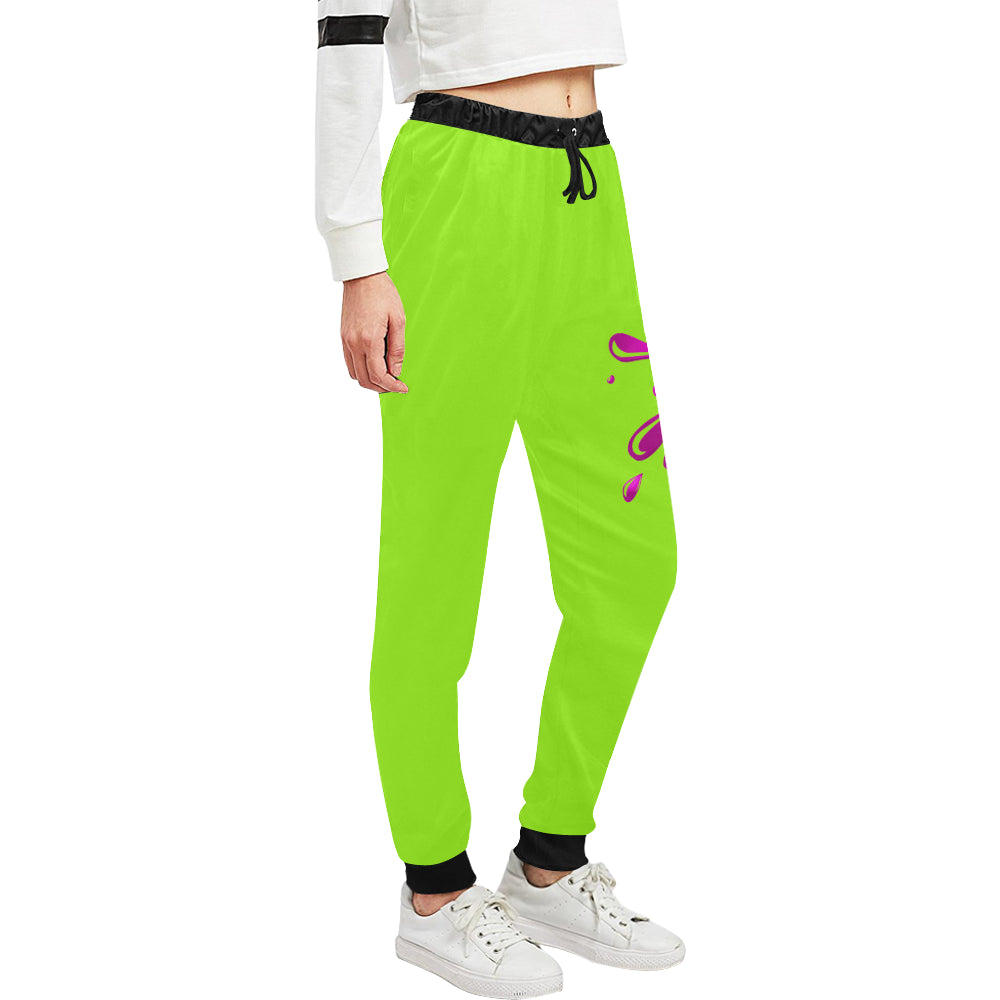 SPLASH OUT FLUO Women's All Over Print Sweatpants (Model L11)