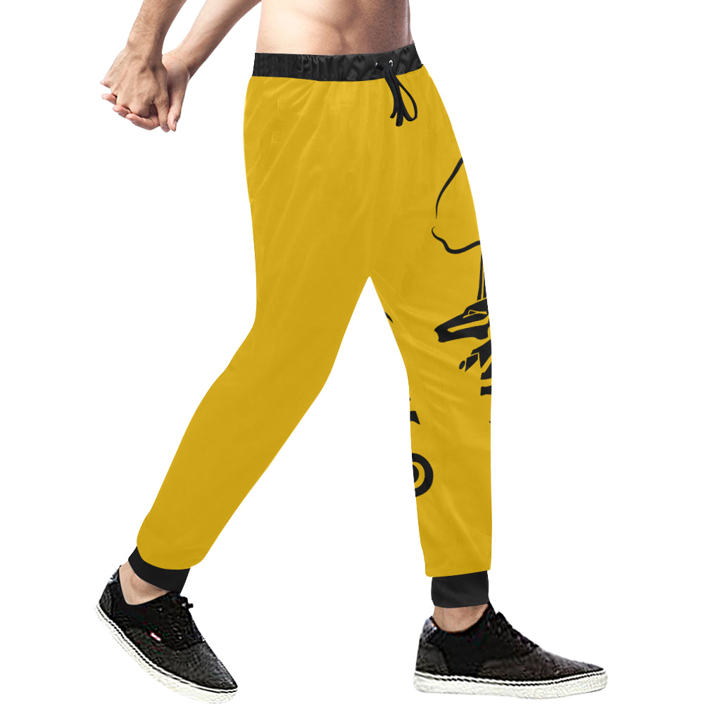 ANUBIS AND HERU YLW Men's All Over Print Sweatpants