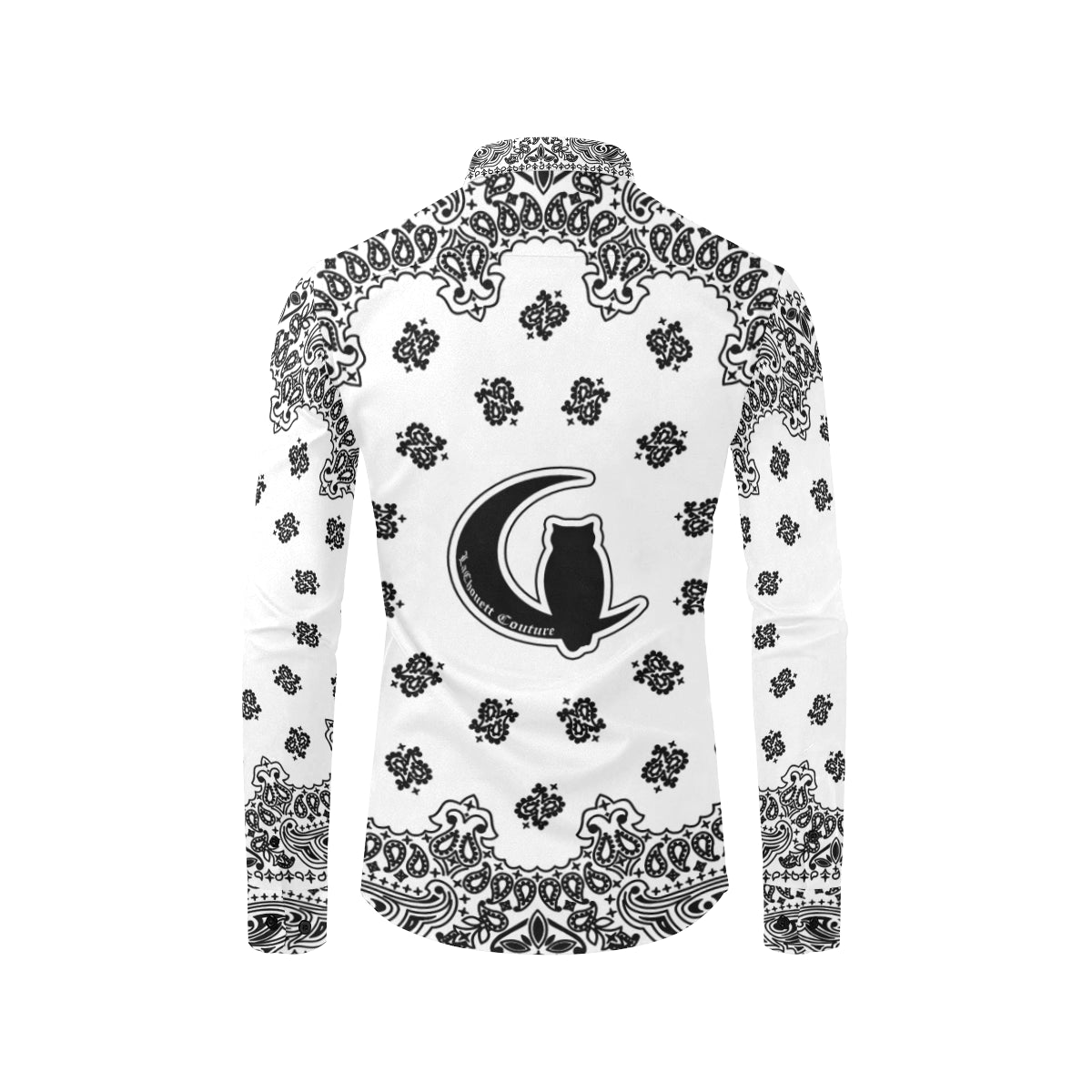 BANDANA WHYT Men's All Over Print Casual Dress Shirt