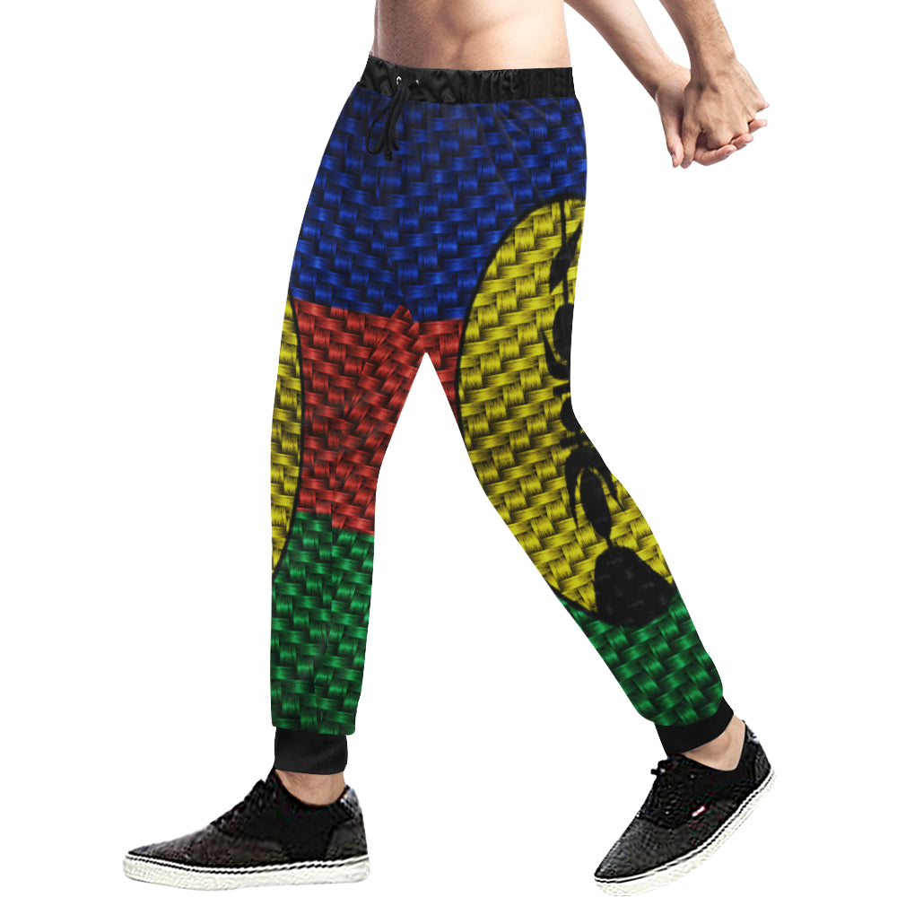 NOUVELLE CALEDONIE FLAG Men's All Over Print Sweatpants (Model L11)