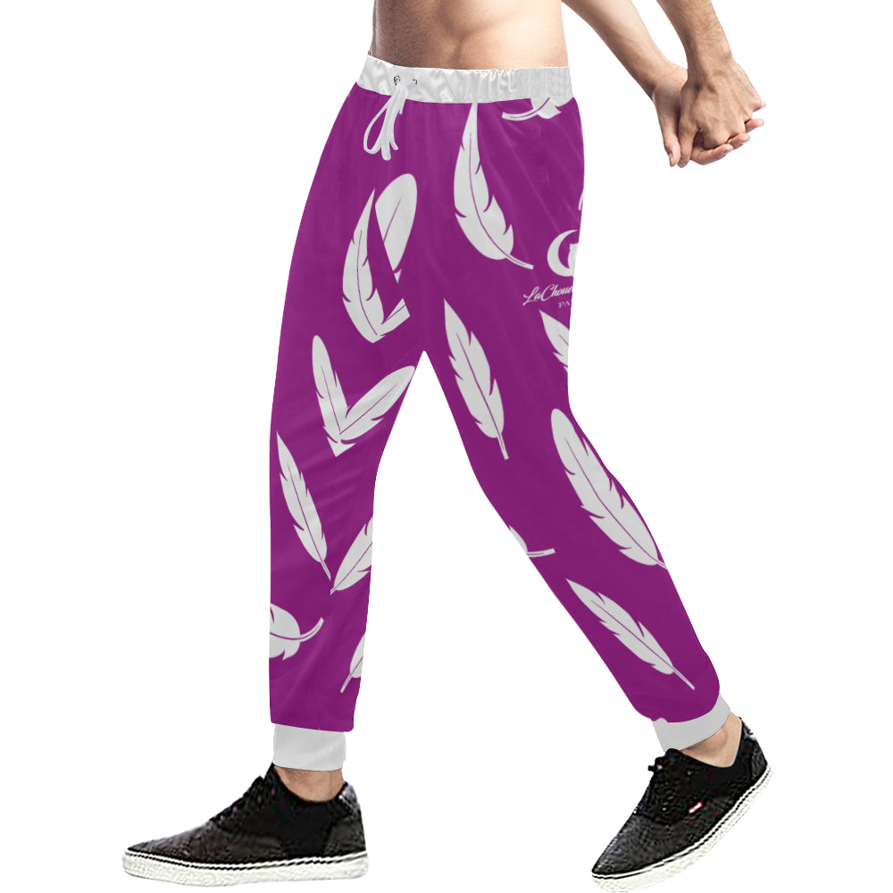 FEATHER GRAPES Men's All Over Print Sweatpants