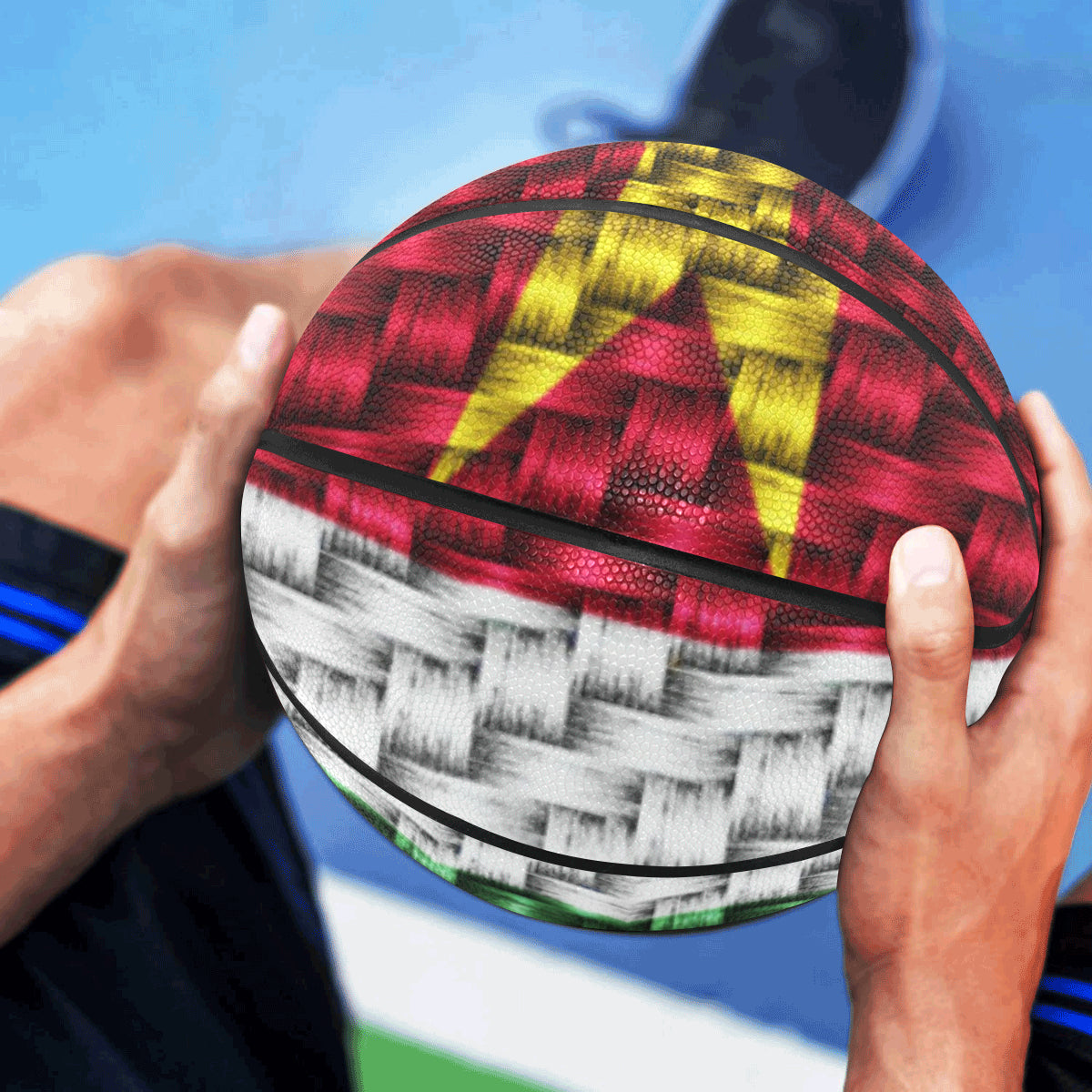 SURINAME FLAG All Over Print Basketball