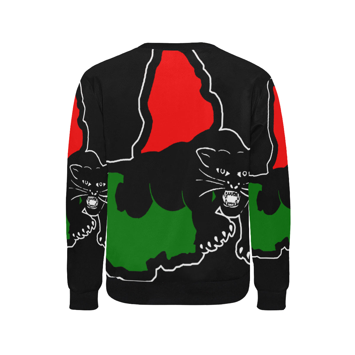 BLACC PANTHER BLACC Men's Rib Cuff Crew Neck Sweatshirt