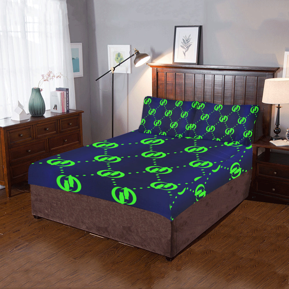 GOODY BLUE SKUNK 3-Piece Bedding Set