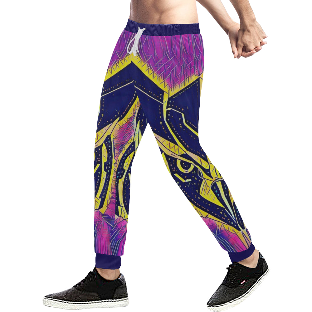 TRANFORMOWL Men's All Over Print Sweatpants (Model L11)