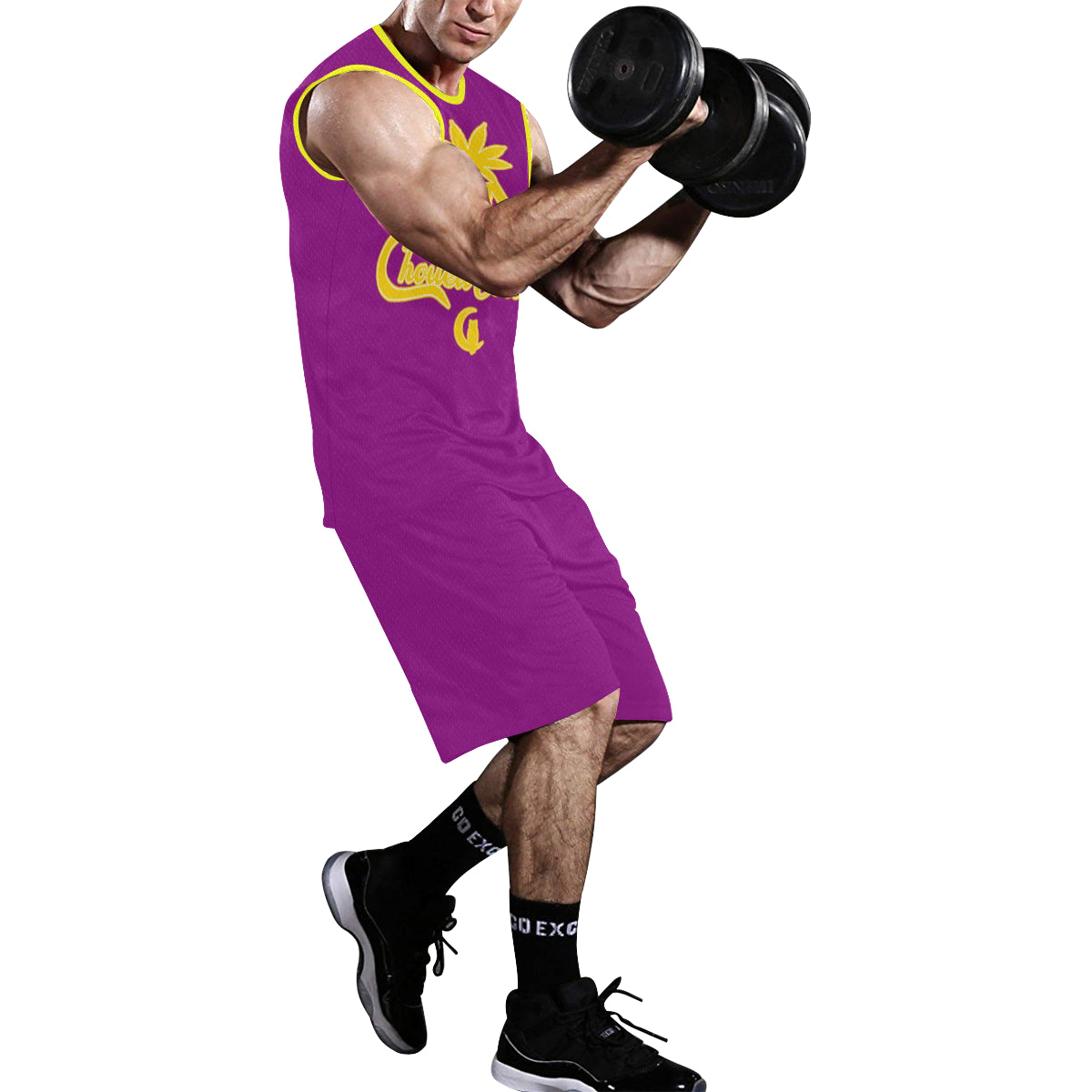 LACHOUETTFORNIA L.A All Over Print Basketball Uniform