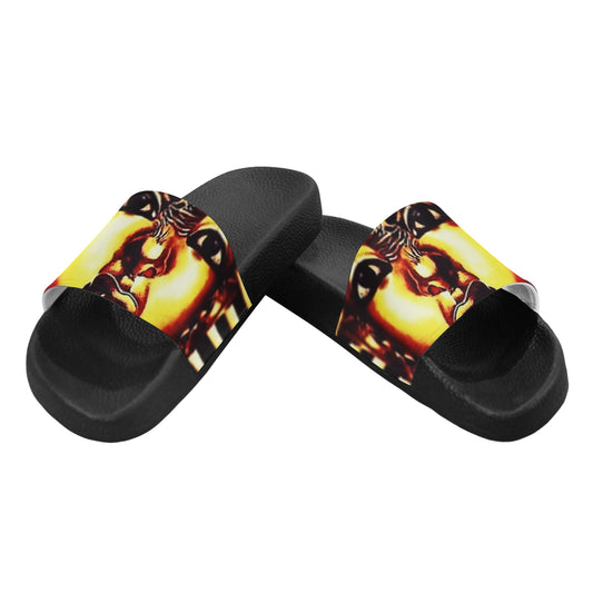 THUG PHAROAH Men's Slide Sandals (Model 057)