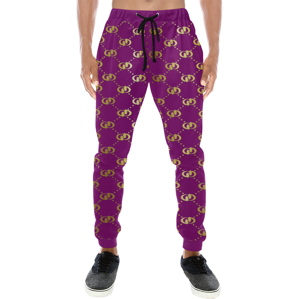 EXCELLANCE PRPLGLD Men's All Over Print Sweatpants (Model L11)