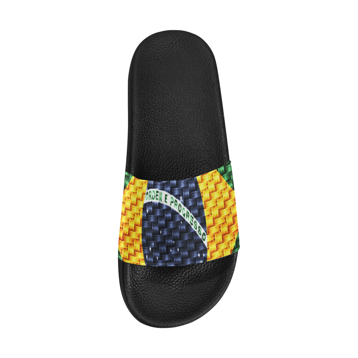 BRASIL FLAG Men's Slide Sandals (Model 057)