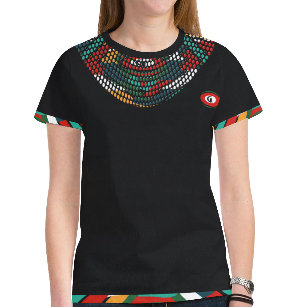 TEMBE ART BLING New All Over Print T-shirt for Women