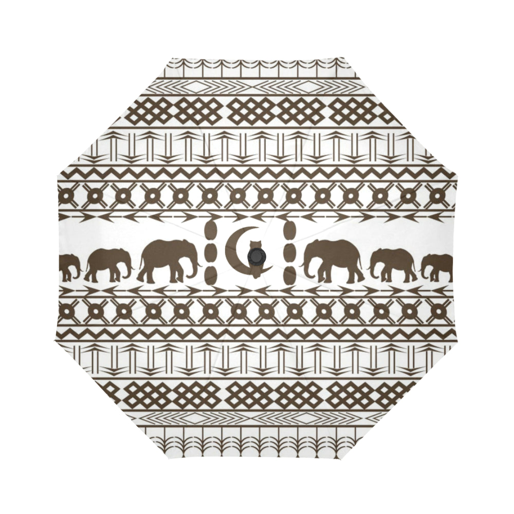 ELEPHANT ORNEMENT Auto-Foldable Umbrella