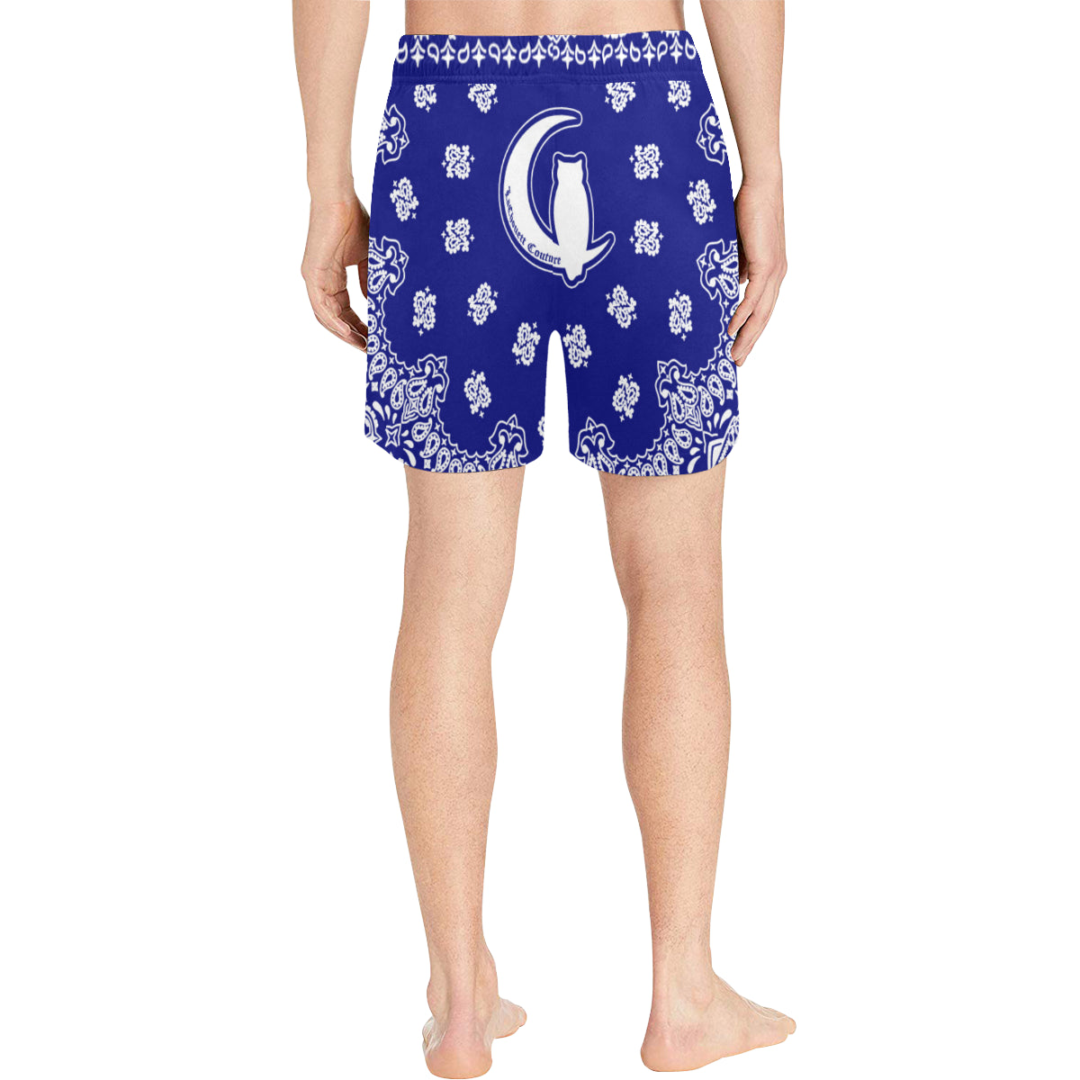 NIPSEY UNITY BLU1 Men's Mid-Length Swim Shorts (Model L39)