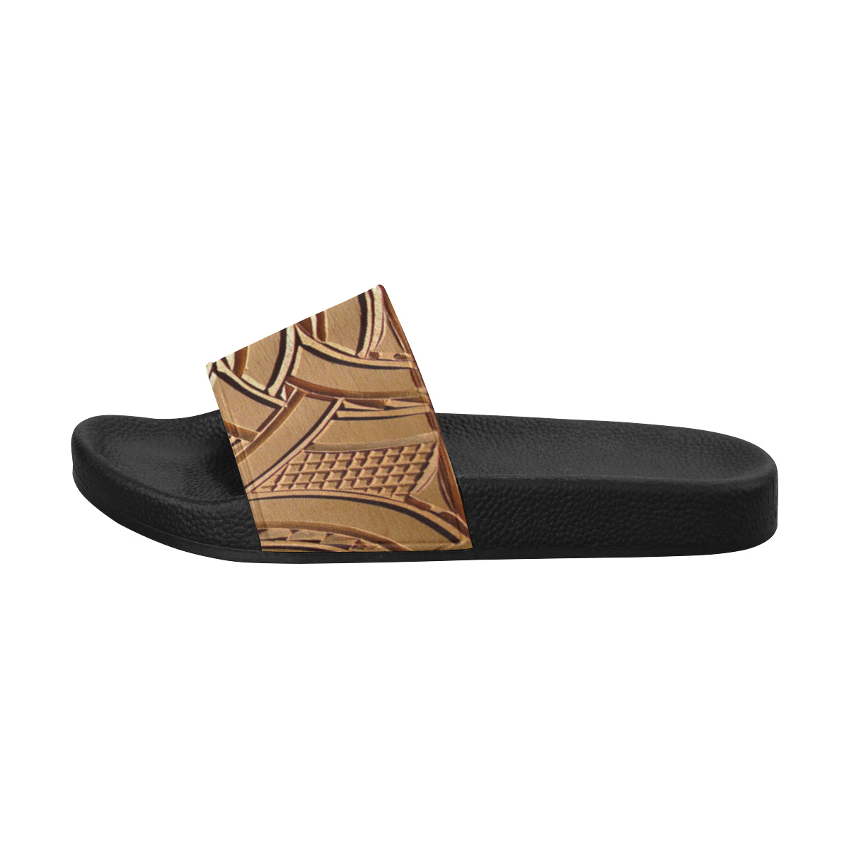 TEMBE ART WOOD Men's Slide Sandals