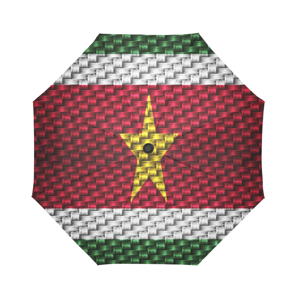 SURINAME FLAG Auto-Foldable Umbrella