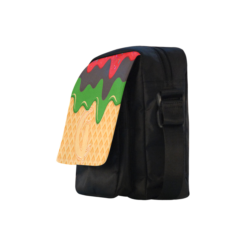 LCC RBG ICE CREAM Crossbody Nylon Bags (Model 1633)