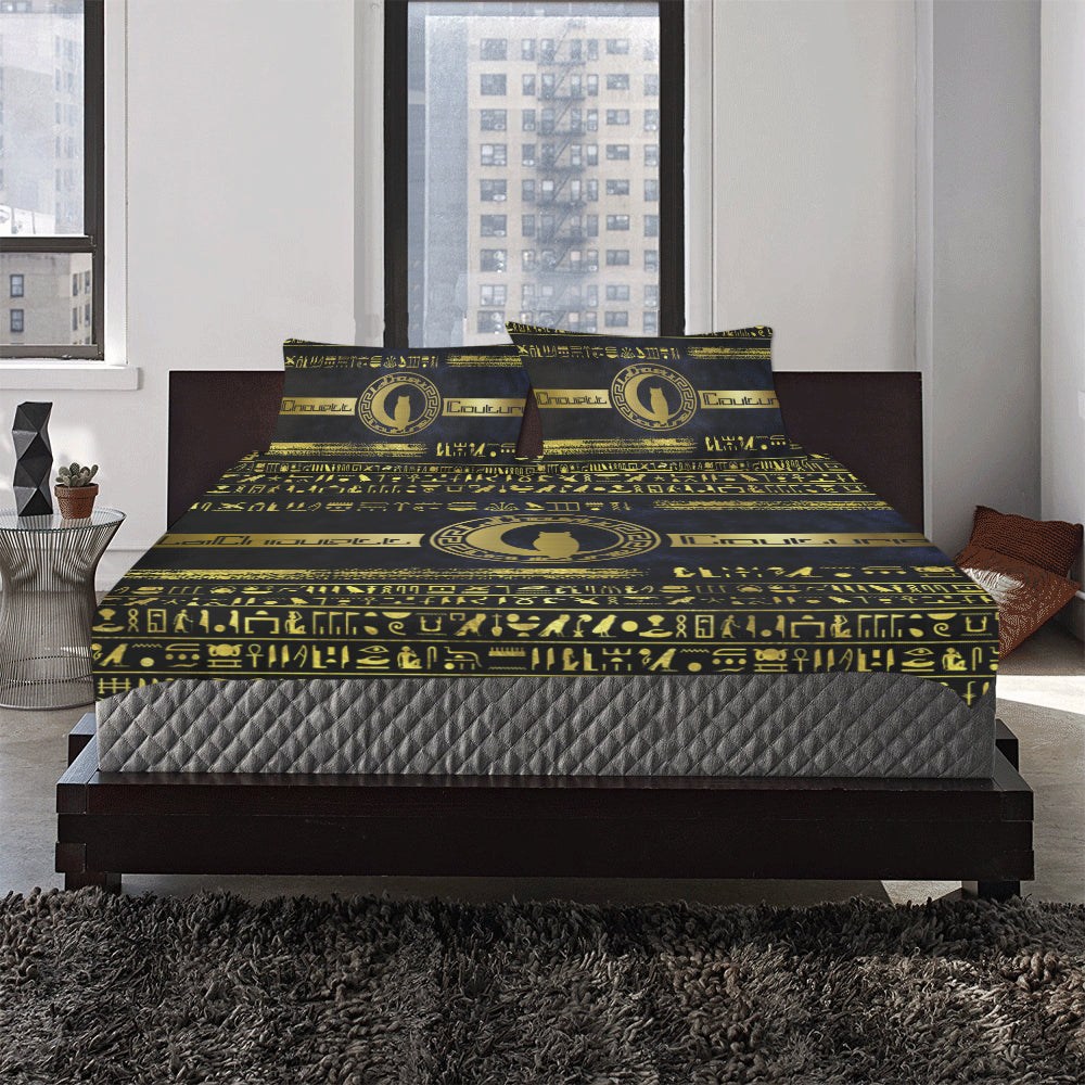 HIEROGLYPH DELUXE BELT 3-Piece Bedding Set