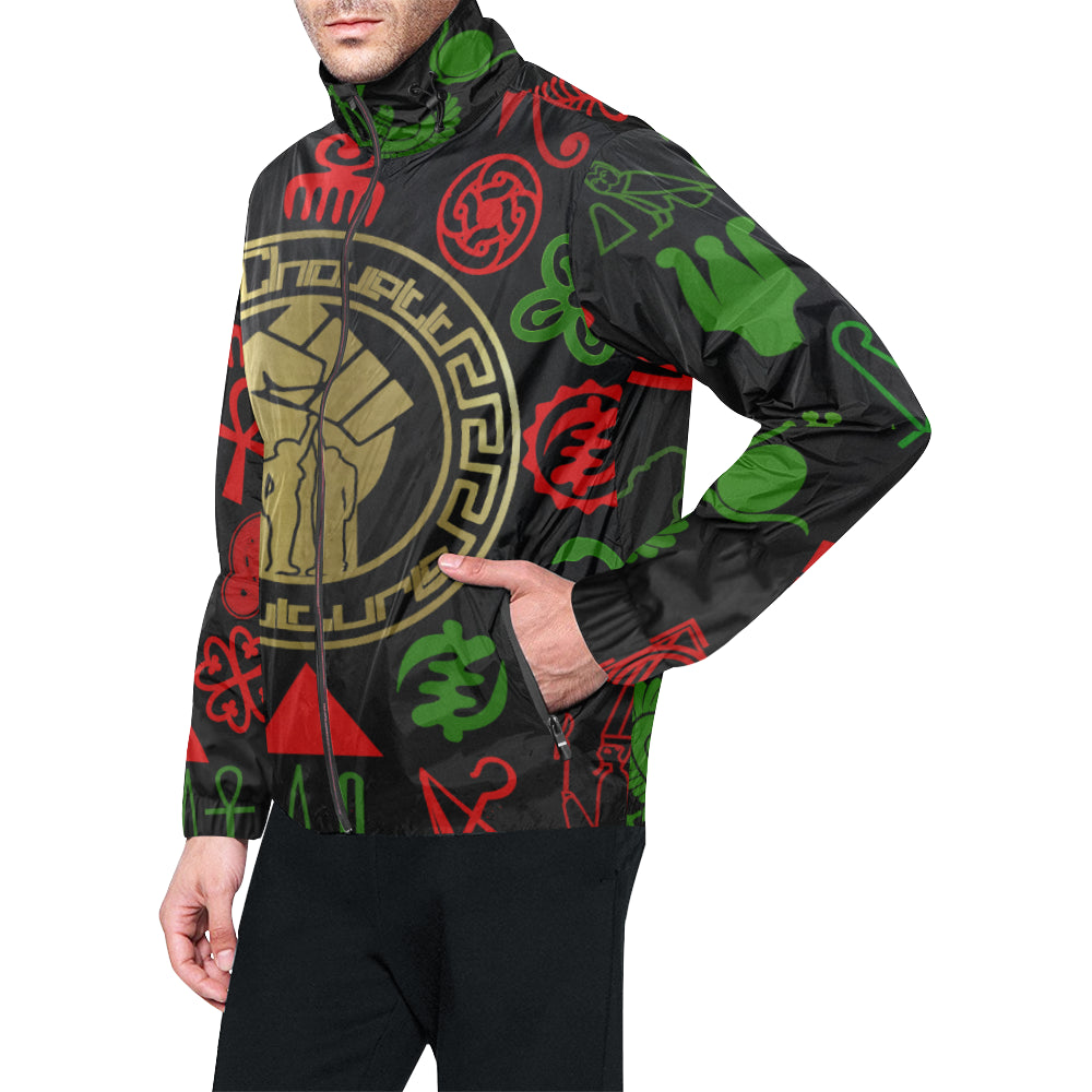 KMT WORLD FIST UP All Over Print Windbreaker for Unisex