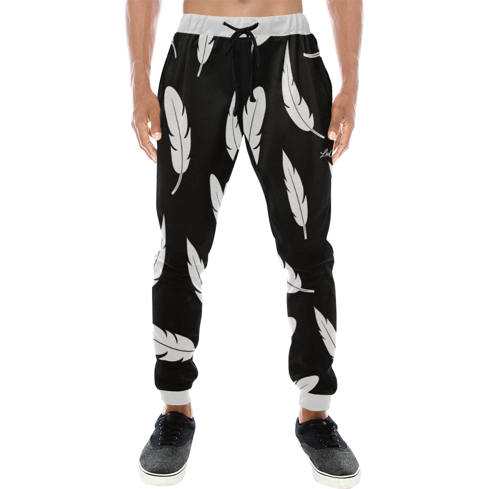 FEATHER BLCC Men's All Over Print Sweatpants