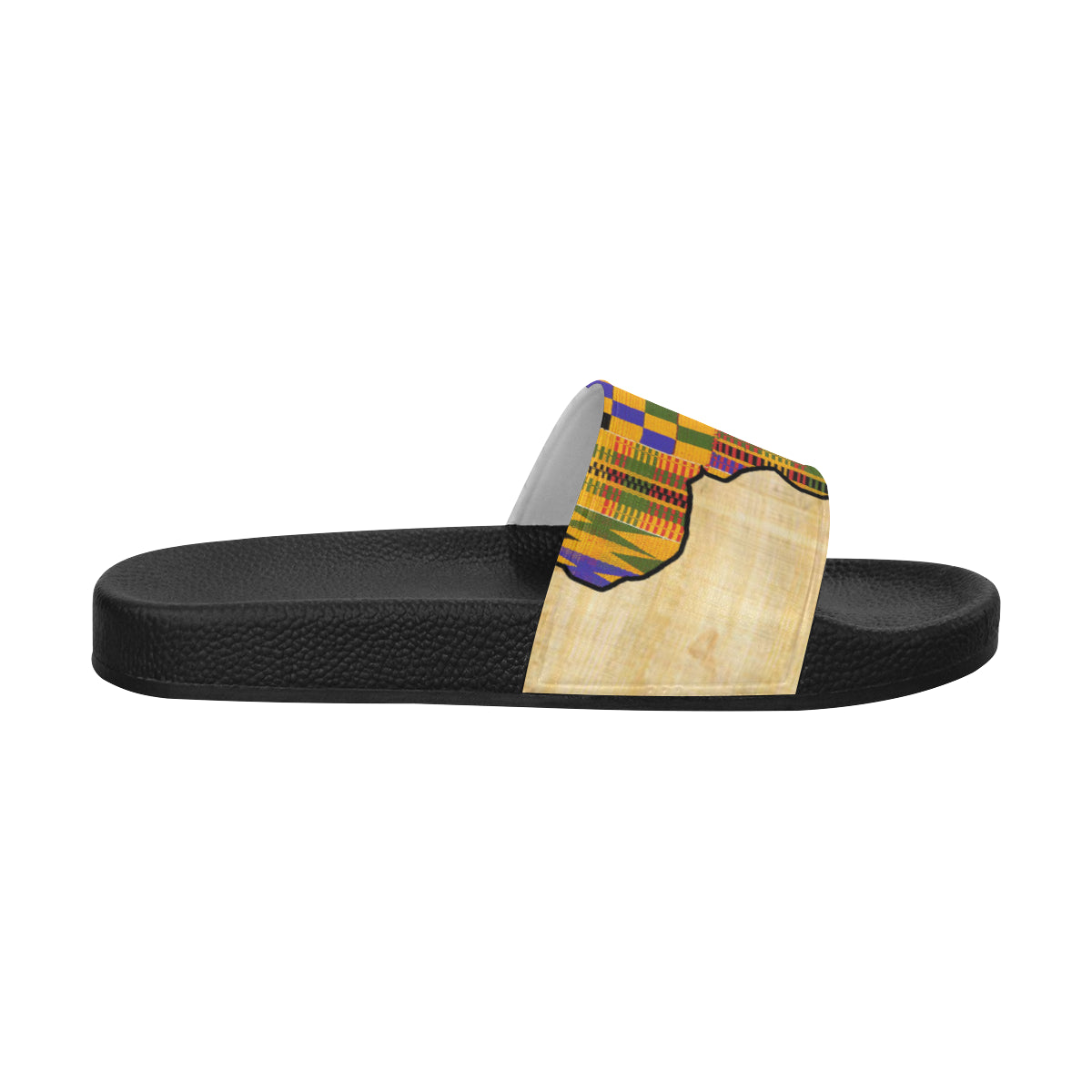 NILE VALLEY KENTE OG Men's Slide Sandals
