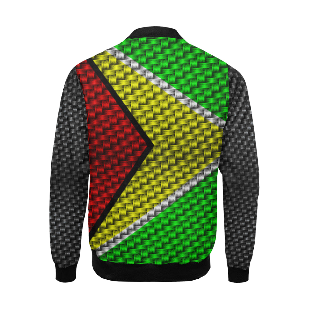 GUYANA All Over Print Bomber Jacket