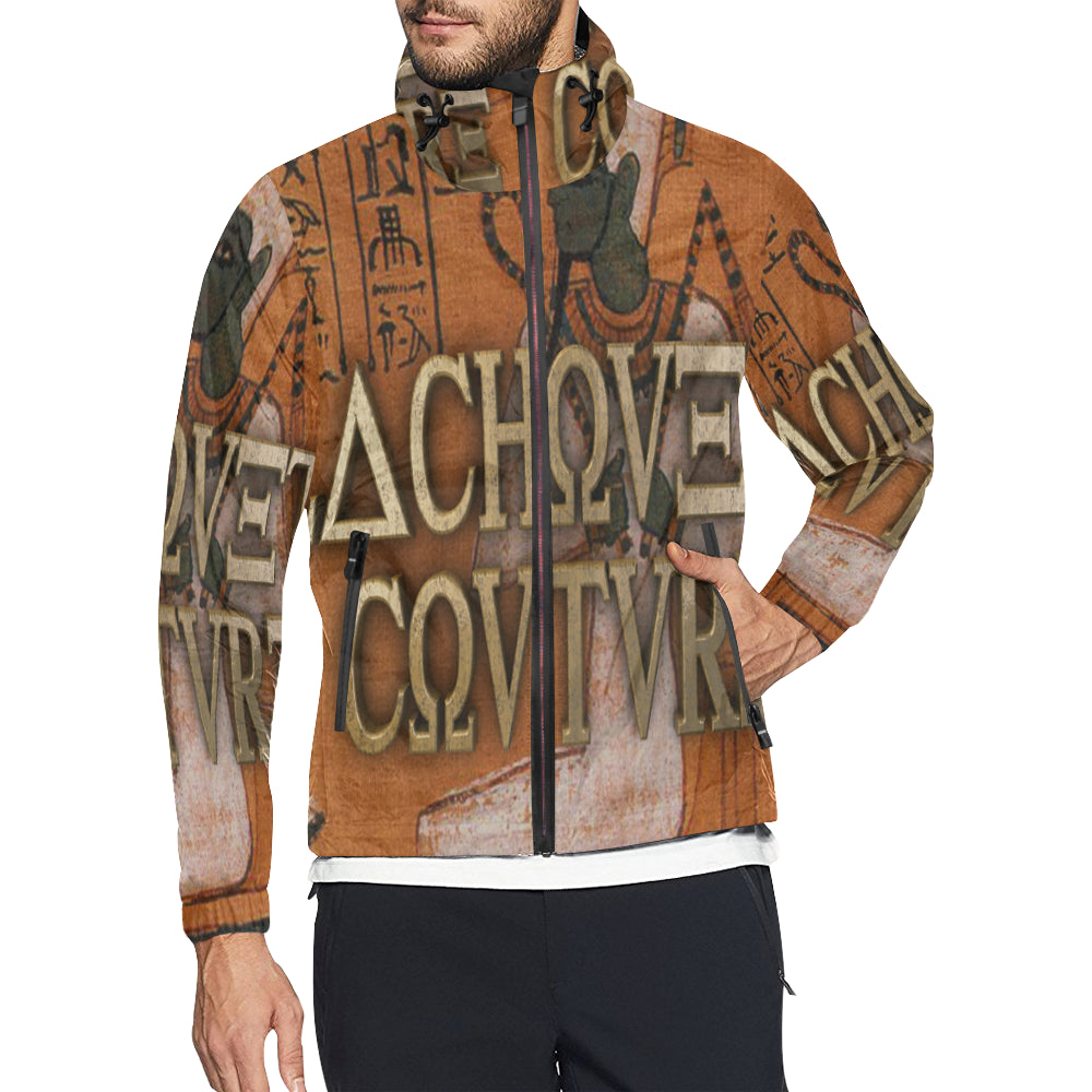 LCC AUSAR All Over Print Windbreaker for Unisex