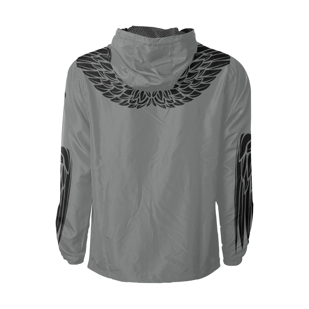 LCC WINGZ GRIS All Over Print Windbreaker for Unisex