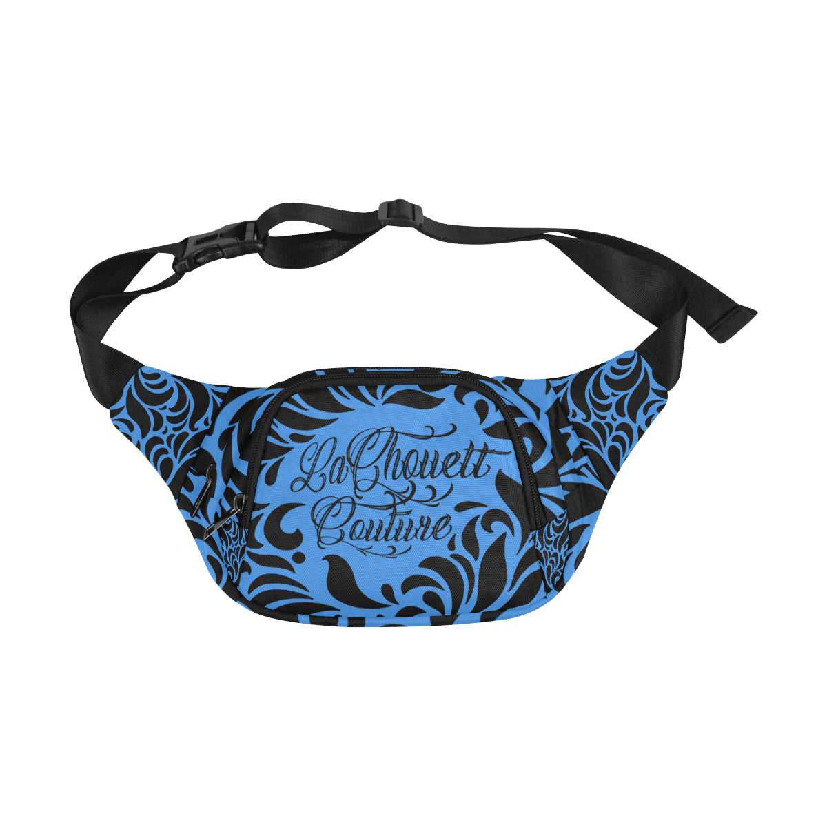 GORGIOUS LEAF BLUE Fanny Pack/Small (Model 1677)