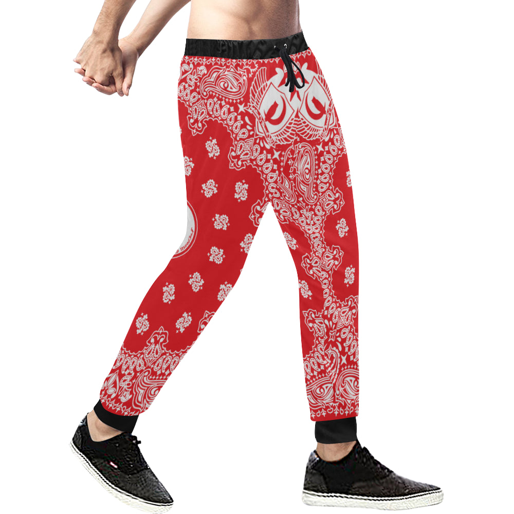 REDLOVE Men's All Over Print Sweatpants (Model L11)