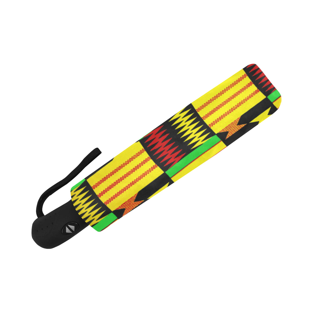 KENTE RASTA Auto-Foldable Umbrella