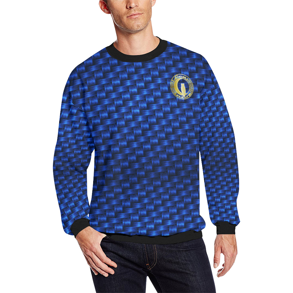 DELUXE blue Men's  Sweatshirt