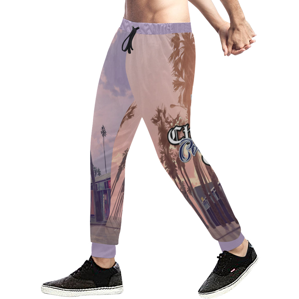 LACHOUETT WESTCOAST Men's All Over Print Sweatpants (Model L11)