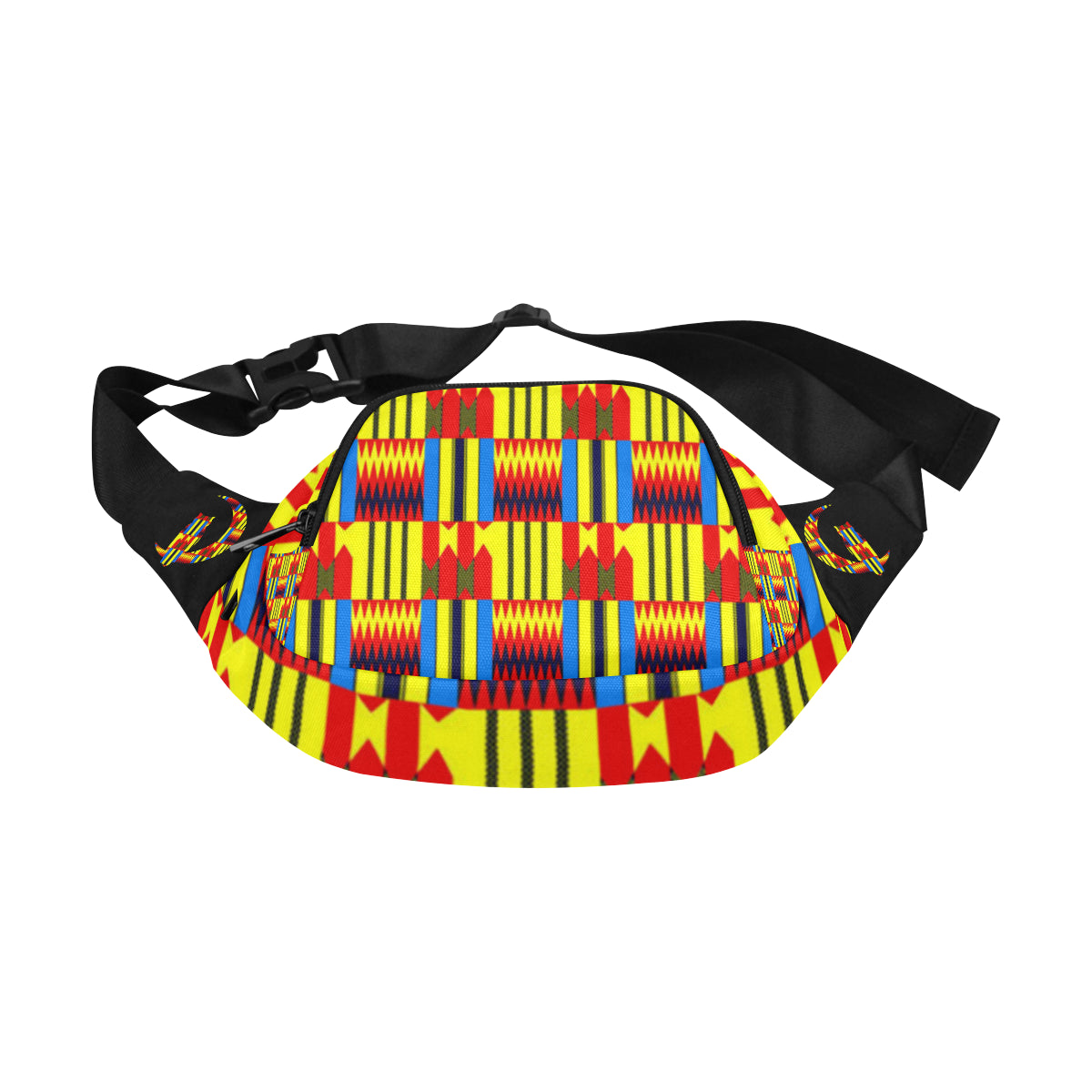KENTE BLUE Fanny Pack/Small