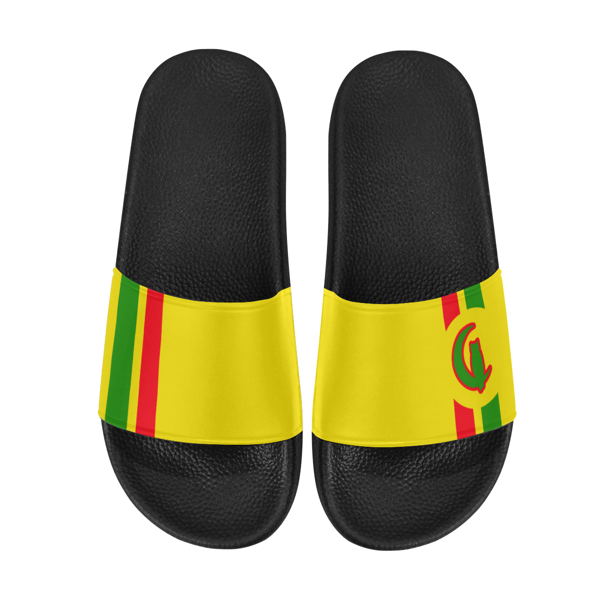 FRESH UP RASTA Women's Slide Sandals (Model 057)
