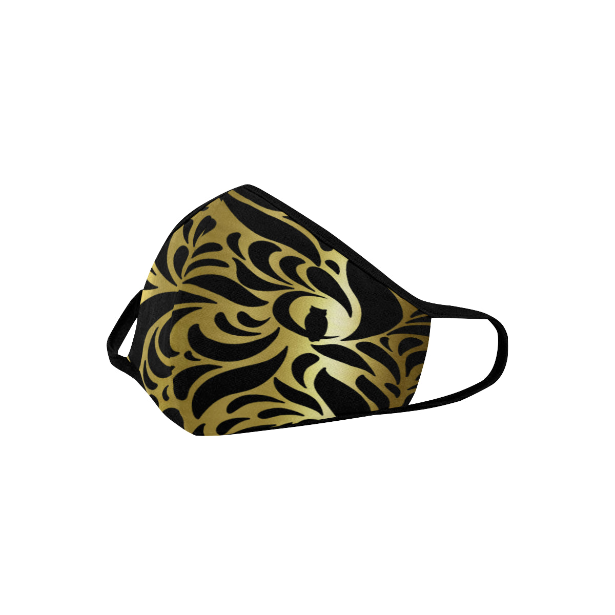 GORGIOUS GOLD LEAF Mouth Mask in One Piece (2 Filters Included)