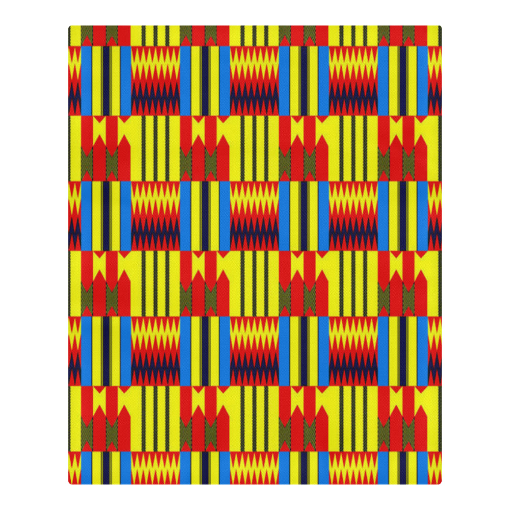 KENTE BLUE 3-Piece Bedding Set