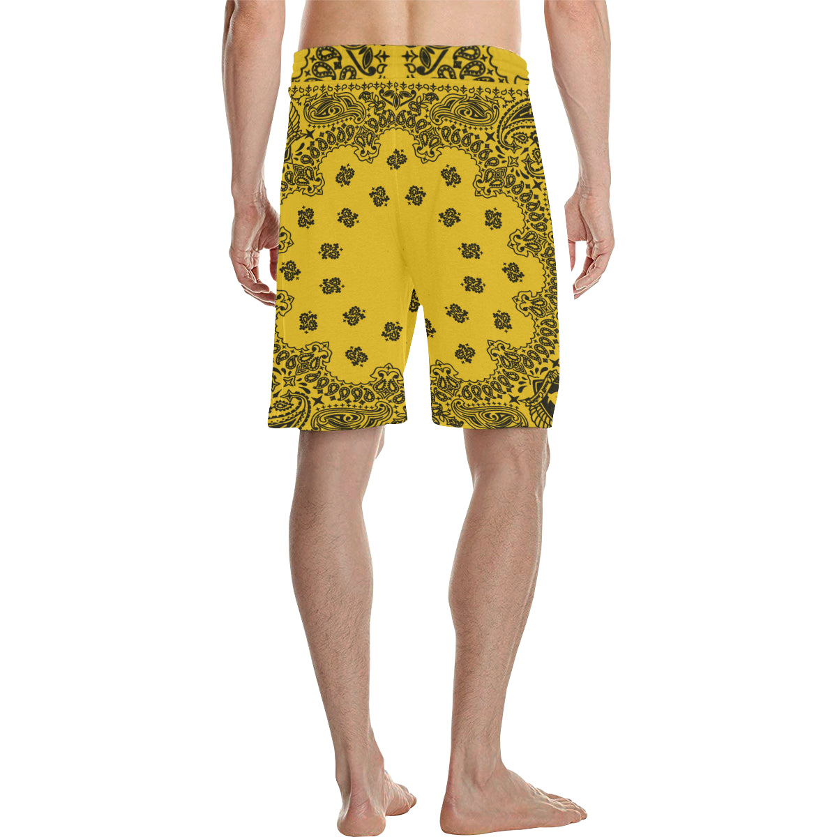 BANDANA LK Men's All Over Print Casual Shorts