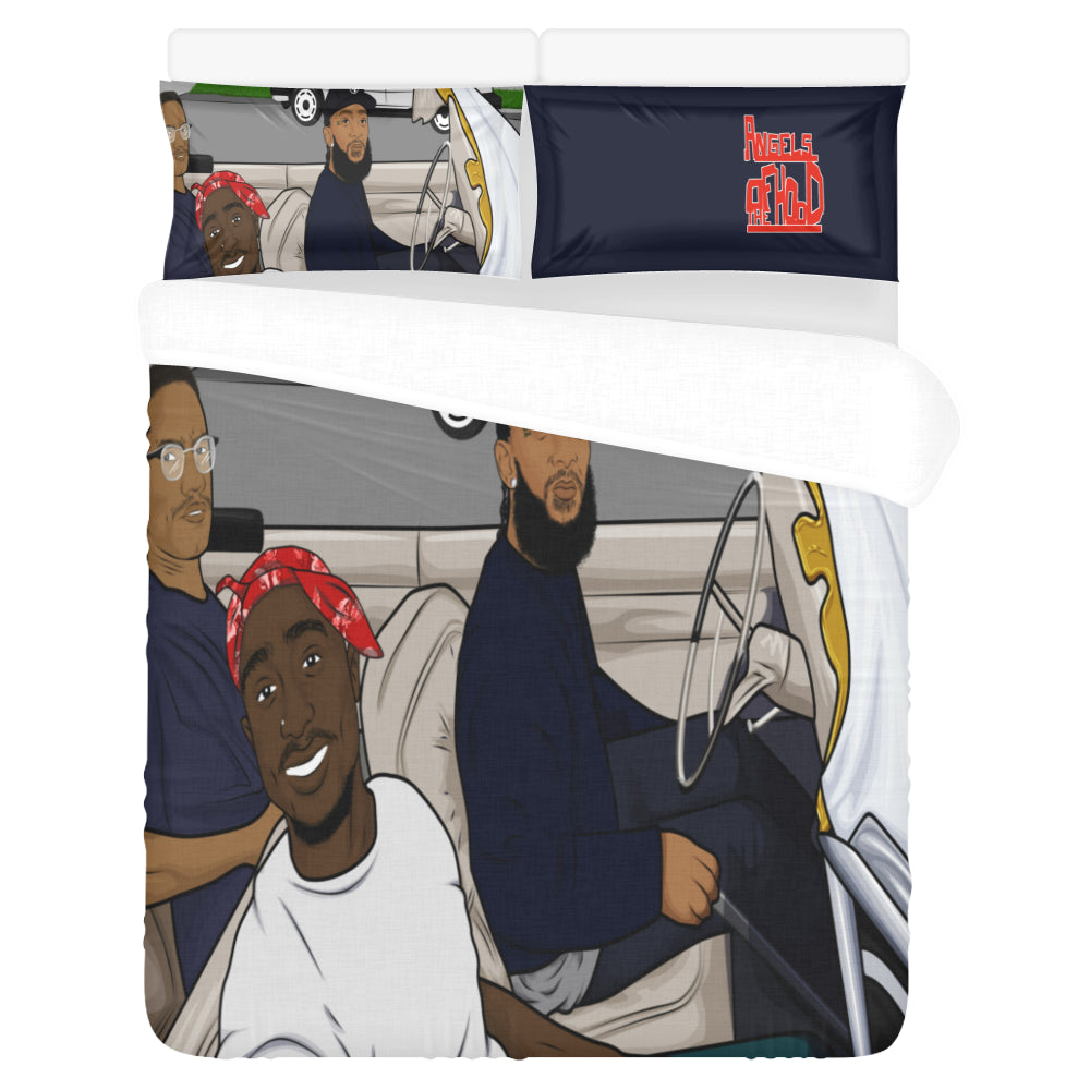 ANGEL OF THE HOOD 3-Piece Bedding Set