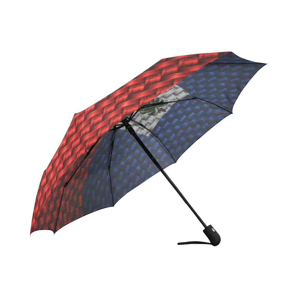 HAITI FLAG Auto-Foldable Umbrella