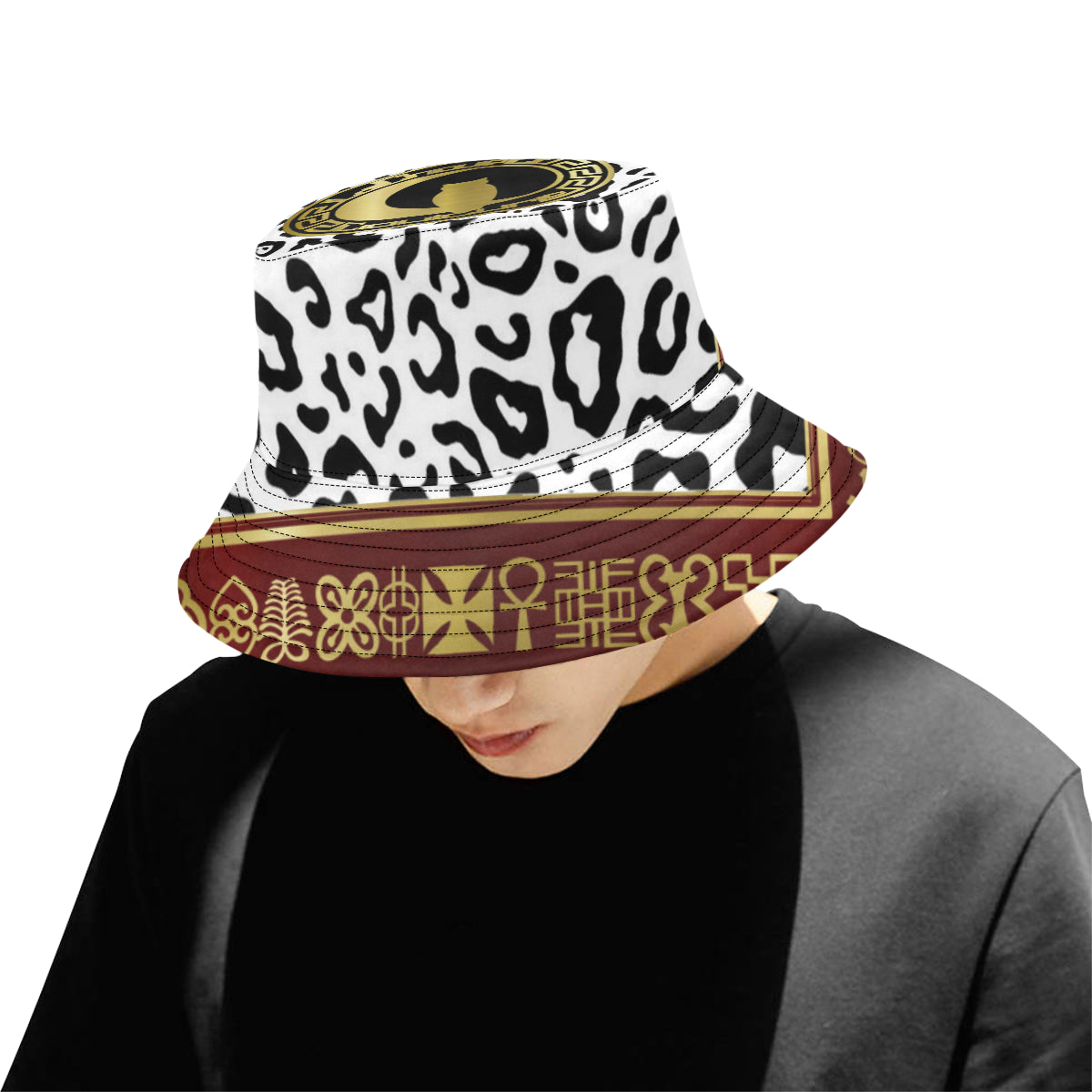 V.I.P All Over Print Bucket Hat for Men
