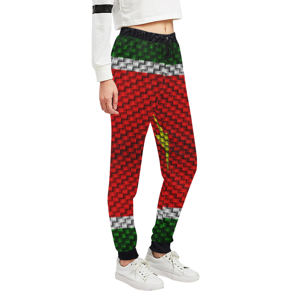 GWADA FLAG Women's All Over Print Sweatpants (Model L11)