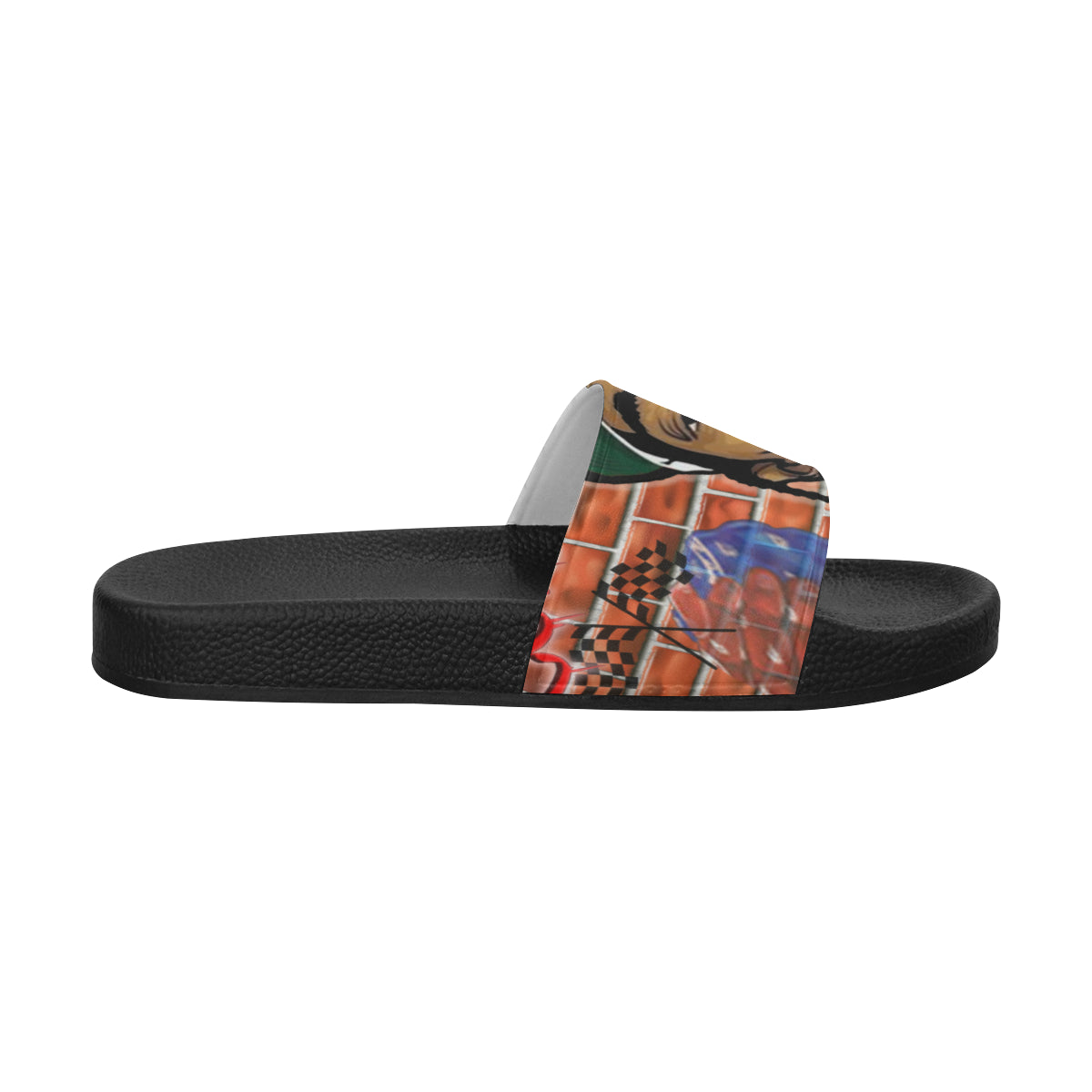 NIPSEY MARATHON CONTINUE Women's Slide Sandals (Model 057)