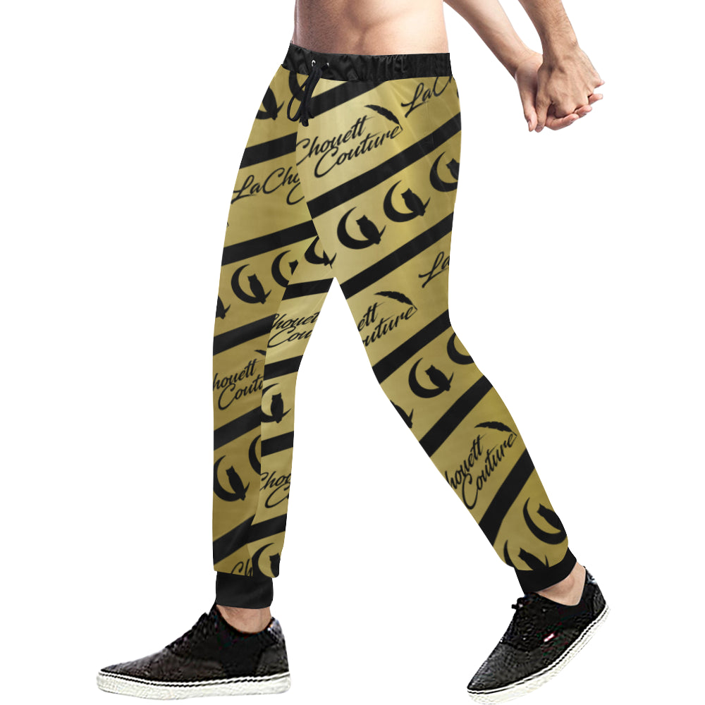 NICE ONE BLCGLD Men's All Over Print Sweatpants