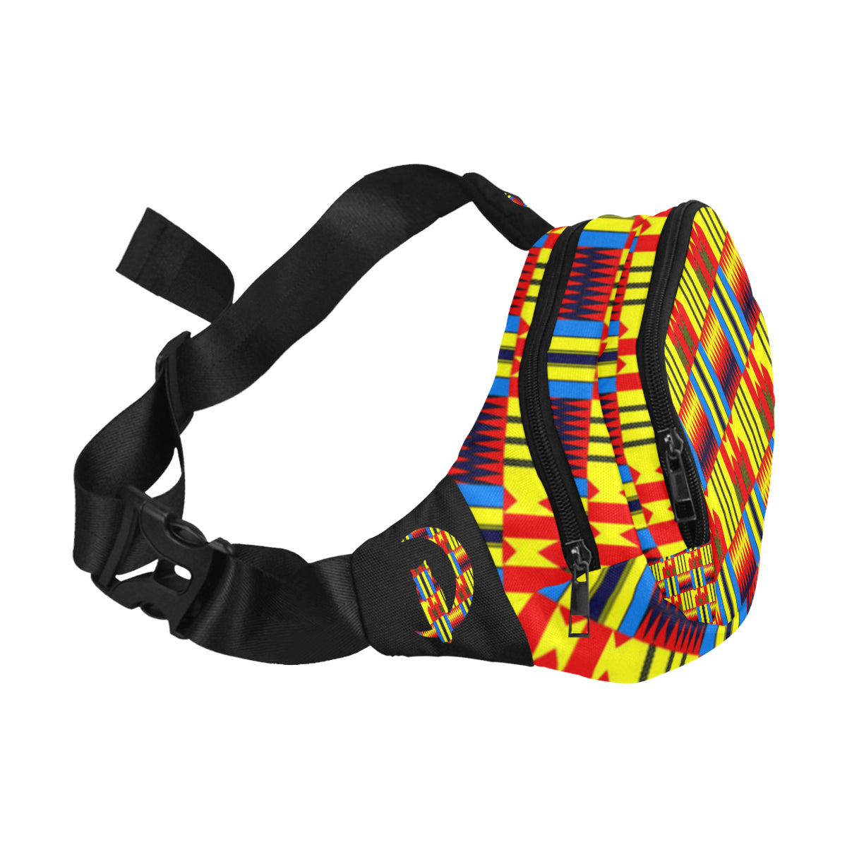 KENTE BLUE Fanny Pack/Small