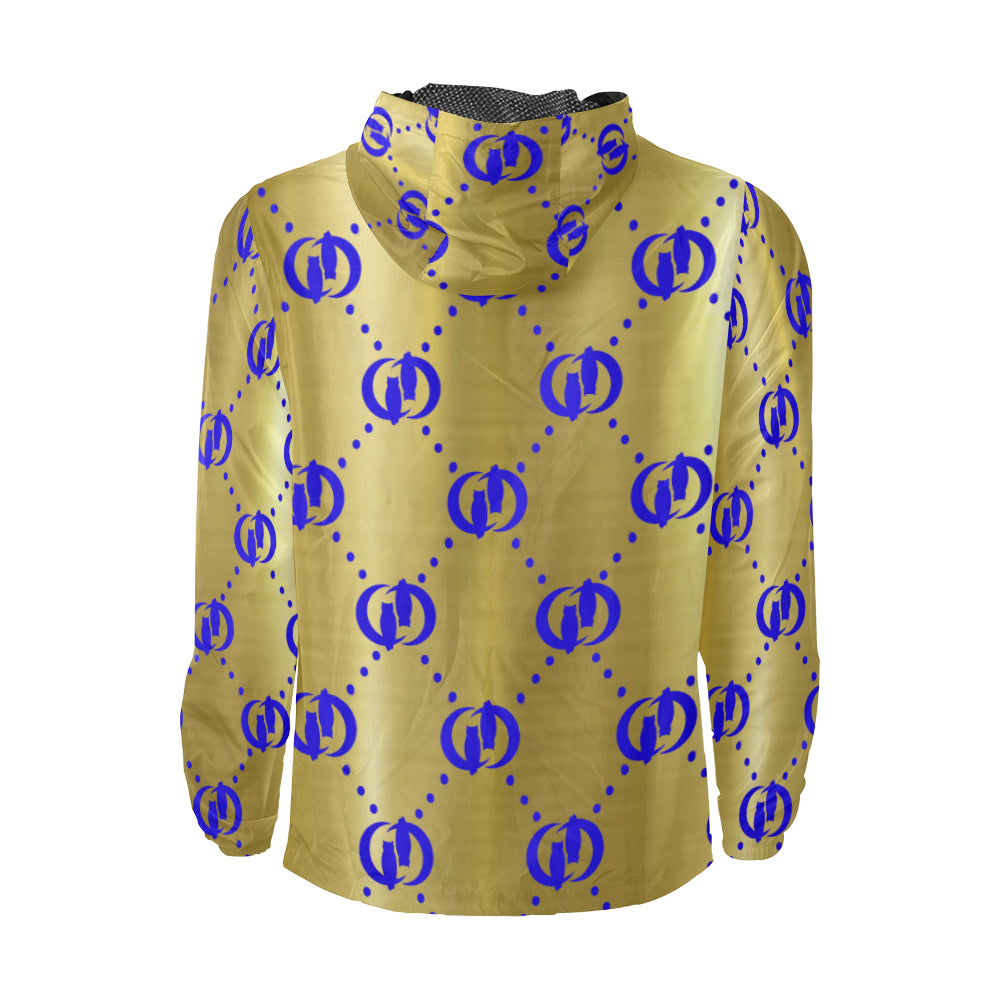 GOODIE GBLUE All Over Print Windbreaker for Unisex